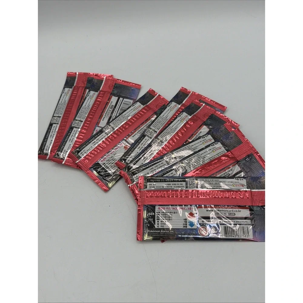 Pokemon Scarlet & Violet Crimson Haze Korean Booster Pack Lot of 8 SV5a